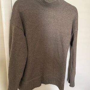 Tahari Taupe Knit Cardigan